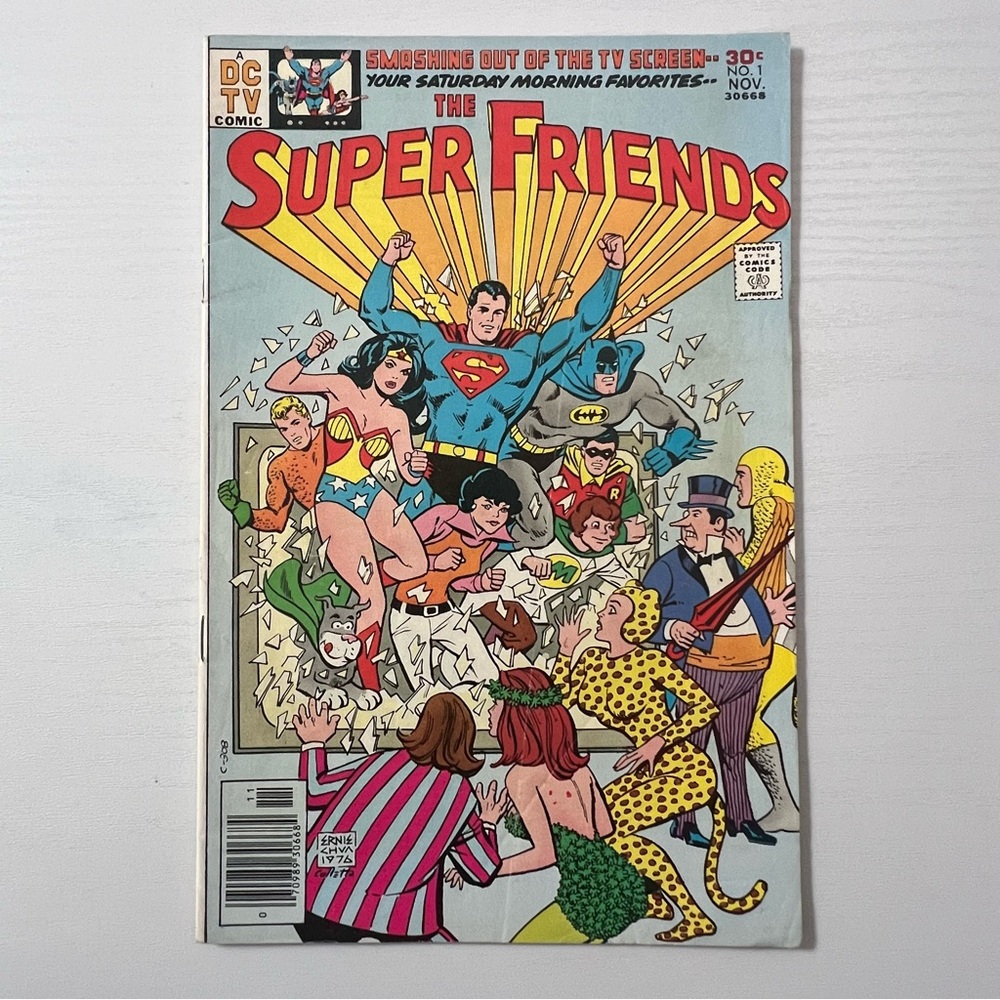 DC Comics Super Friends No. 1 Nov 1976 Newsstand Ed Bronze Age FN+